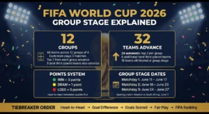 Read more about the article How Does the FIFA World Cup 2026 Group Stage Work?
